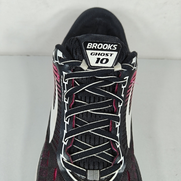 Brooks Ghost 10 Pink Peacock Running Athletic Sneakers Women Shoes Size 10.5 Med - Picture 6 of 9